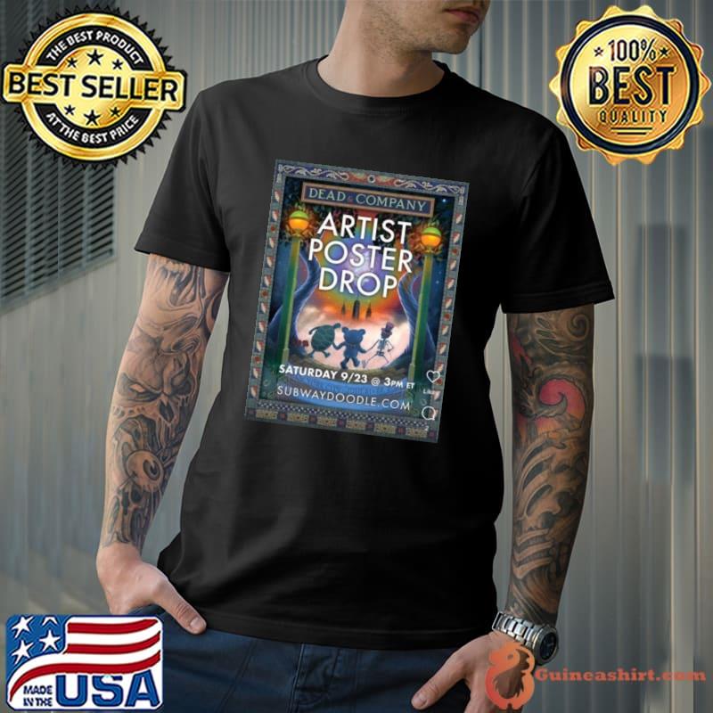 Dead & Company Artist Poster Drop Saturday September 2023 shirt