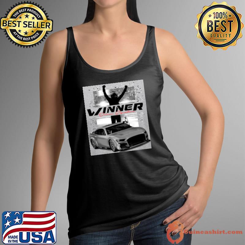 Denny Hamlin Checkered Flag Sports 2023 Bass Pro Shops Night Race Winner Shirt Tank Top