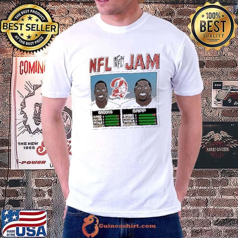 Derrick Brooks & Warren Sapp Tampa Bay Buccaneers Homage NFL Retired Jam Shirt