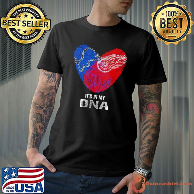 Detroit Lions And Red Wings Heartt It’s In My DNA 2023 Shirt