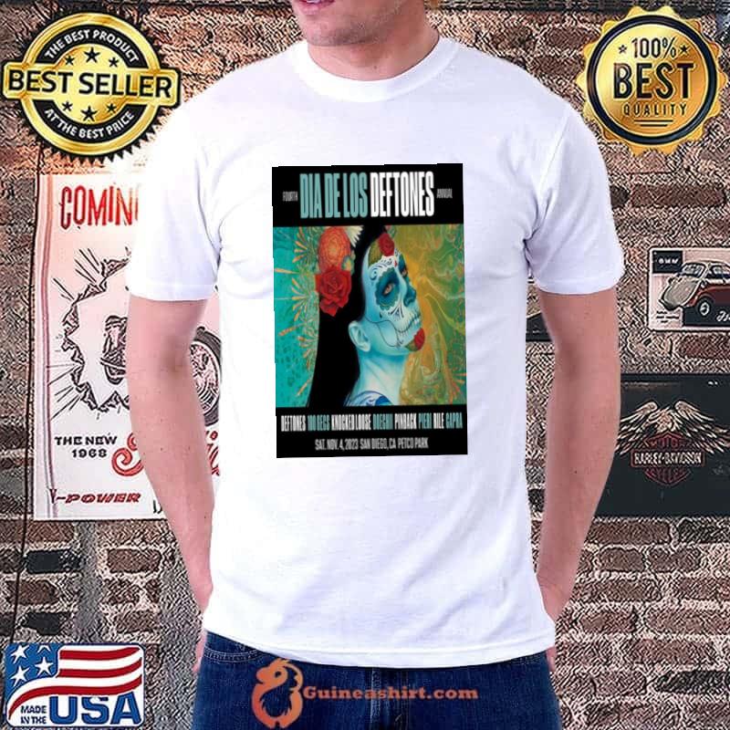 Dia De Los Deftones San Diego CA Petco Park Nov 4 2023 Event photo poster design shirt