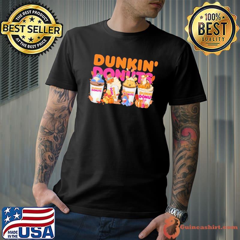 Dunkin Pooh and Friends Coffee Disney shirt