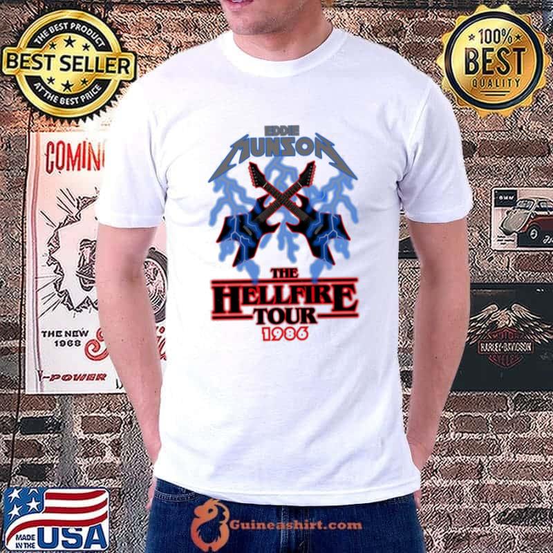 Eddie Munson Hellfire Tour 1986 Shirt