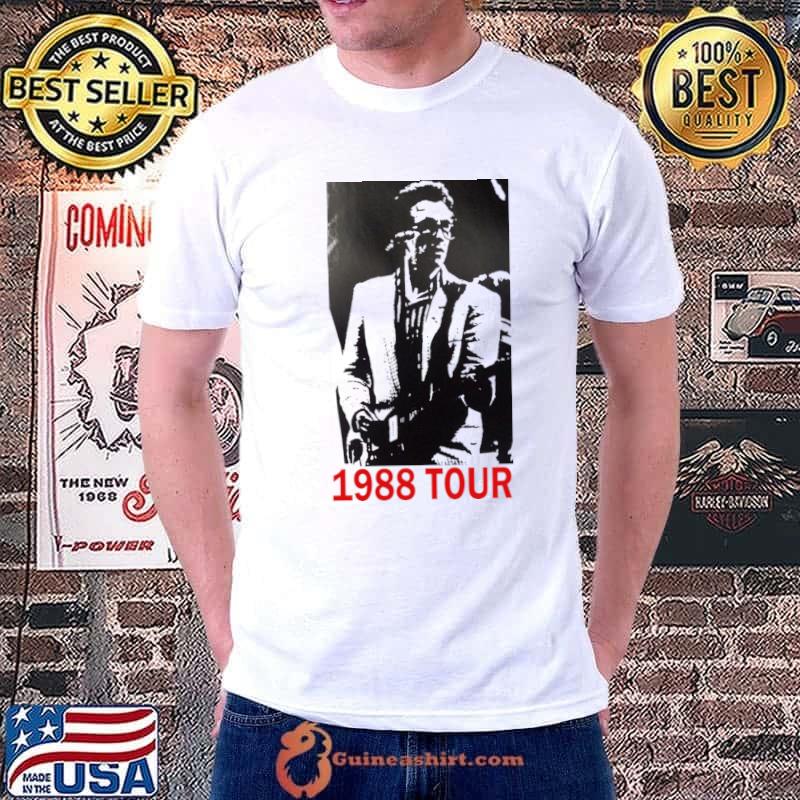 Elvis costello 1988 Tour an English songwriter T-Shirt