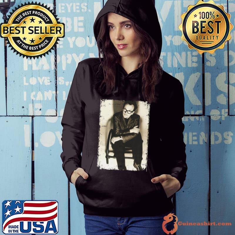 Elvis costello On Chair English songwriter T-Shirt Hoodie