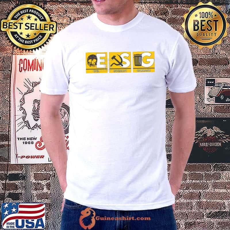 ESG evil socialist garbage shirt