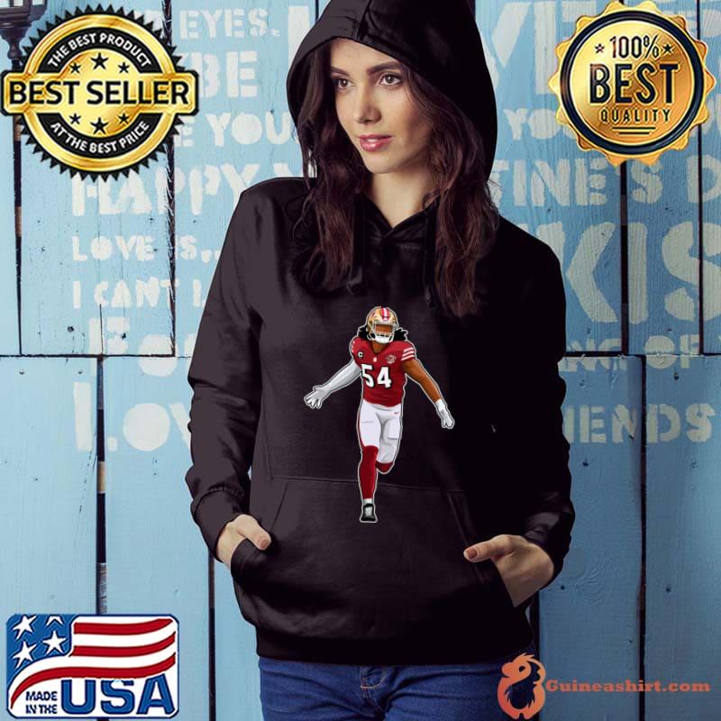 Fred Warner 54 Take The Fields linebacker for the San Francisco 49ers T- Shirt - Guineashirt Premium ™ LLC