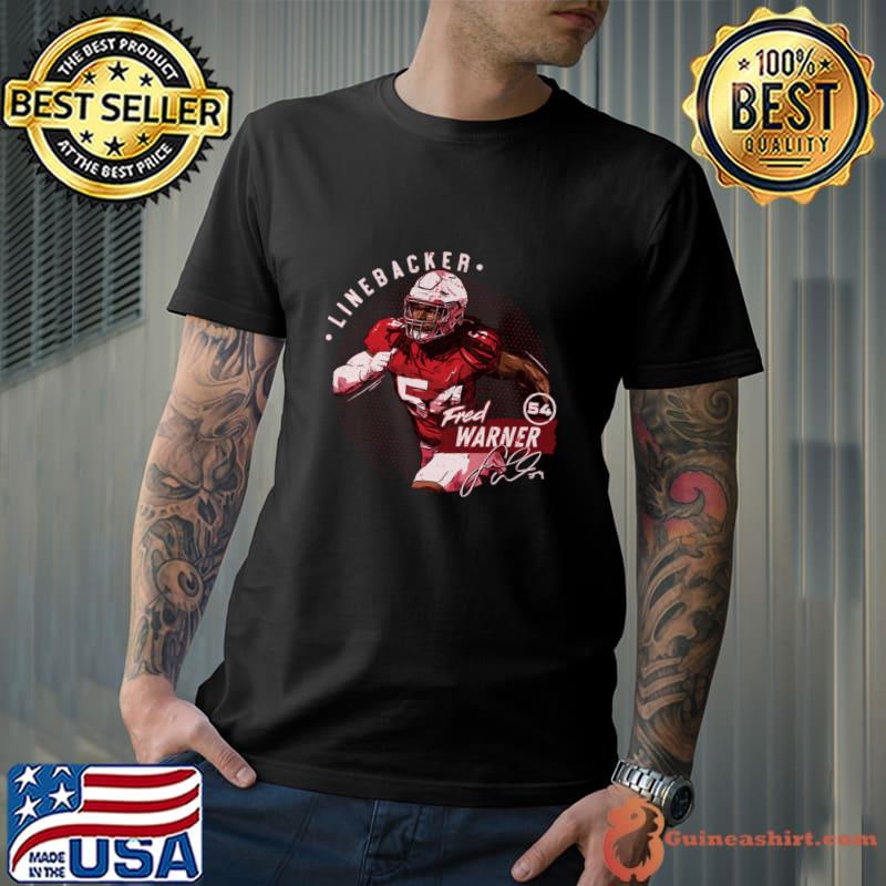 Fred Warner San Francisco Dots an American football linebacker signature T-Shirt