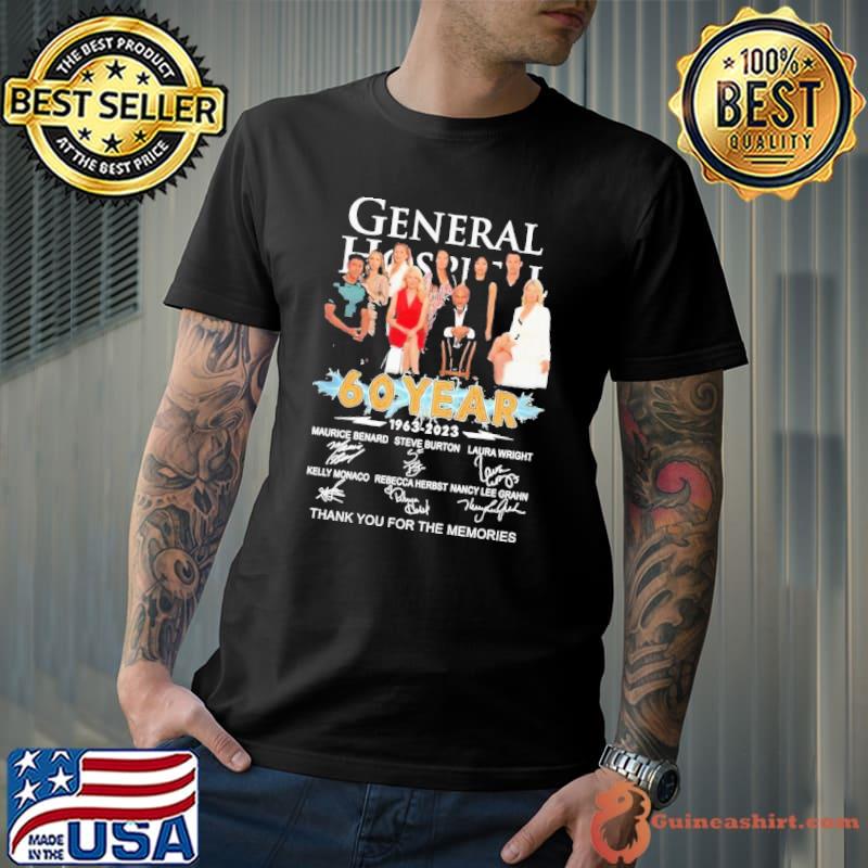 General Hospital 60 Year 1963-2023 Thank You For The Memories Signatures-Shirt