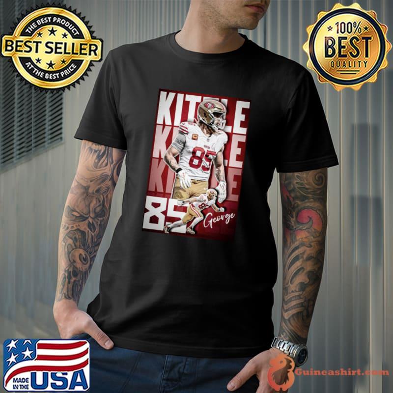 George Kittle 85 American football tight end T-Shirt