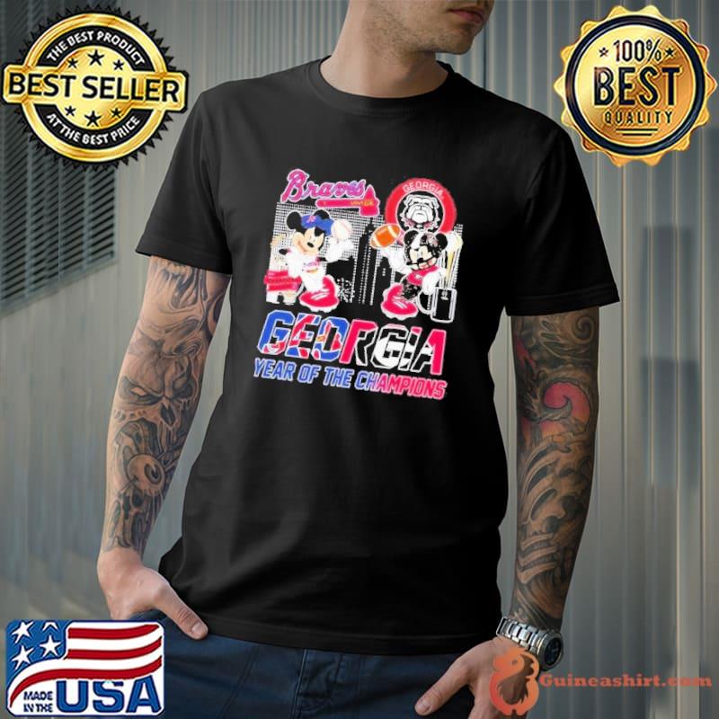 Georgia Bulldogs Vs Atlanta Braves Georgia Year Of The Champions Shirt