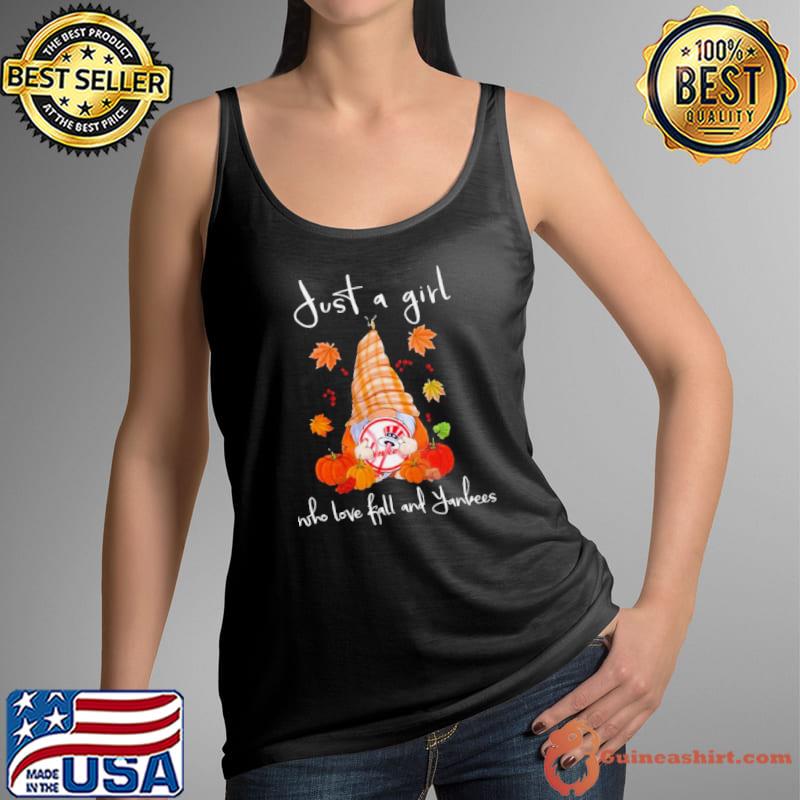 Gnome Hug New York Yankees Just A Girl Who Love Ball And Yankees 2023 Shirt Tank Top