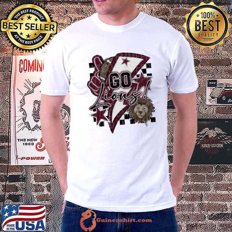 Go Lions Football Sublimation Design shirt