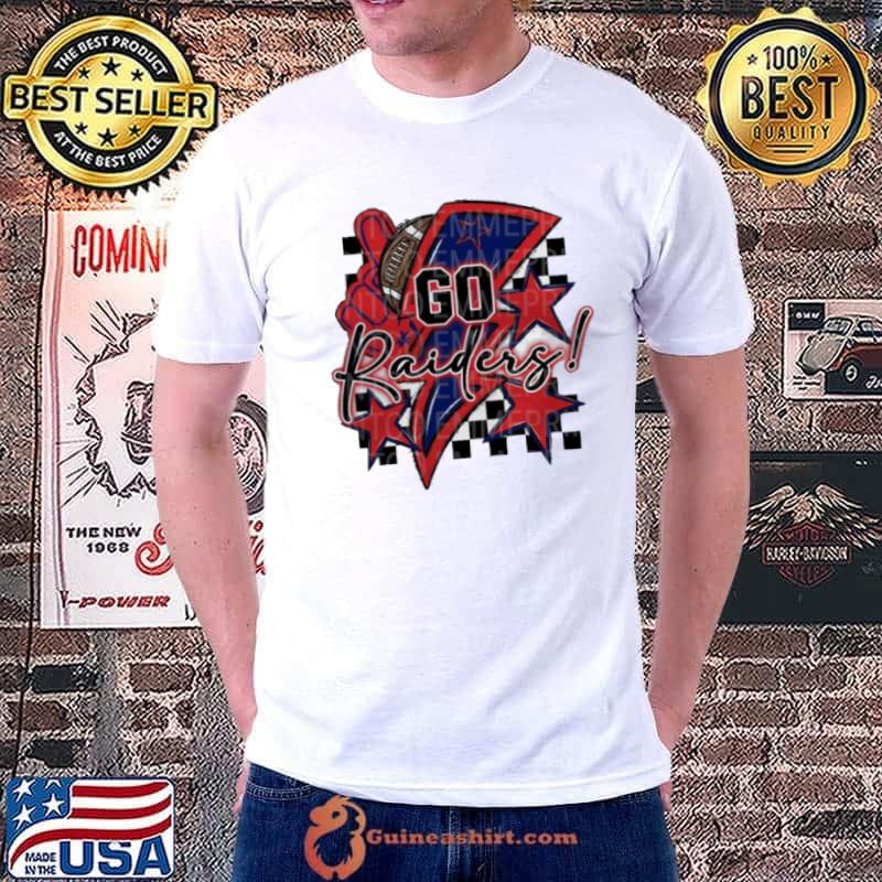 Go Raiders Football Sublimation Design shirt