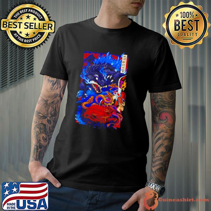 Godzilla Mothra and King Ghidorah Millennium Era shirt