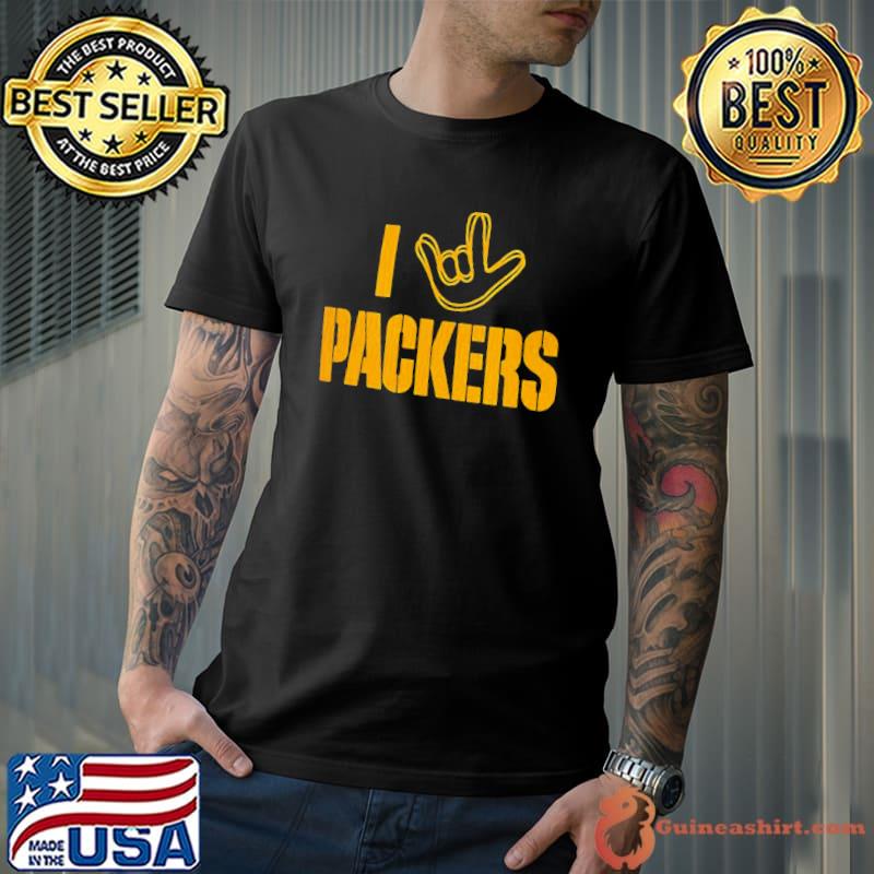 Green Bay Packers The NFL ASL Collection By Love Sign Tri-Blend