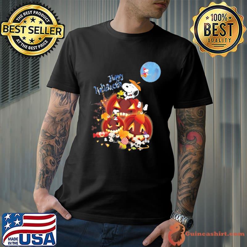 Happy halloween snoopy pumpkin shirt