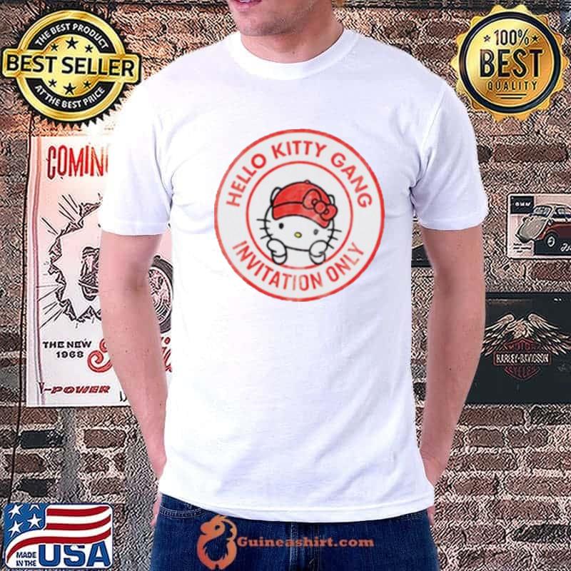 Hello kitty gang invitation only shirt