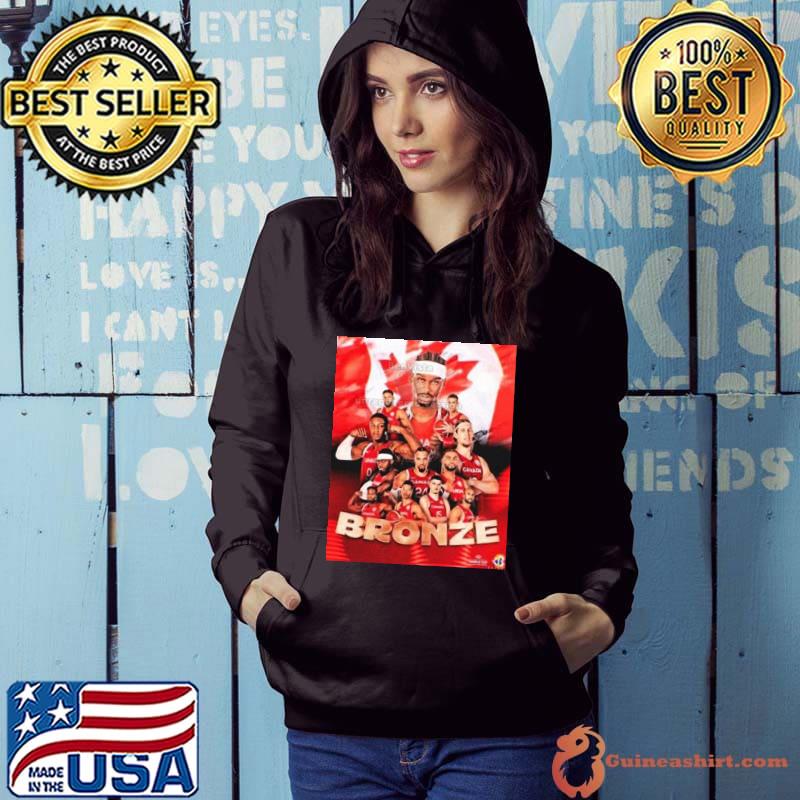 History Written Cananda Win Their First Ever Fiba Basketball World Cup Medal 2023 Shirt Hoodie