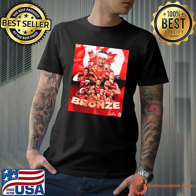 History Written Cananda Win Their First Ever Fiba Basketball World Cup Medal 2023 Shirt
