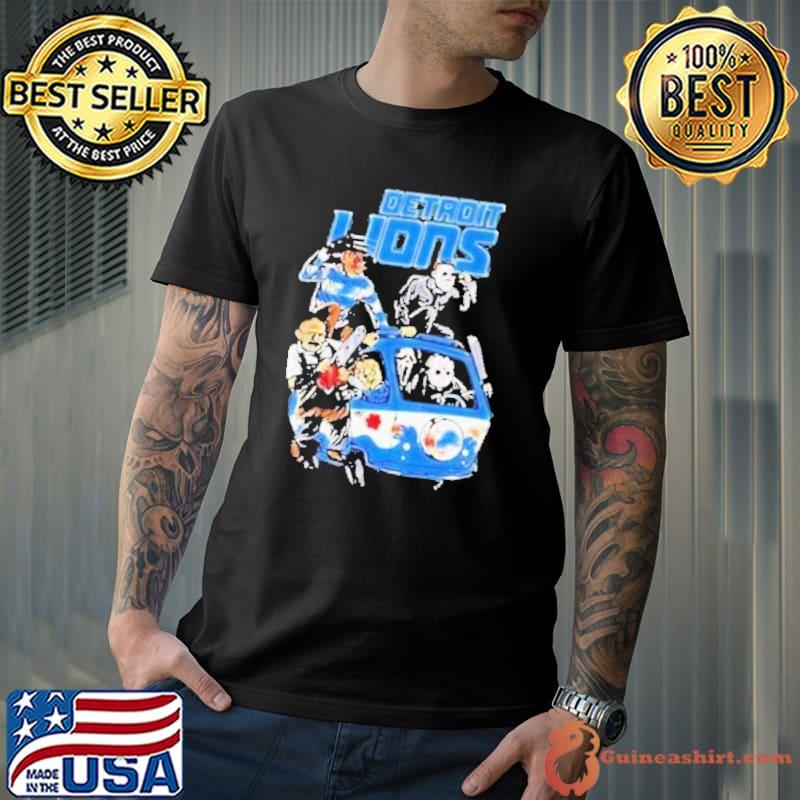 Horror detroit lions car shirt