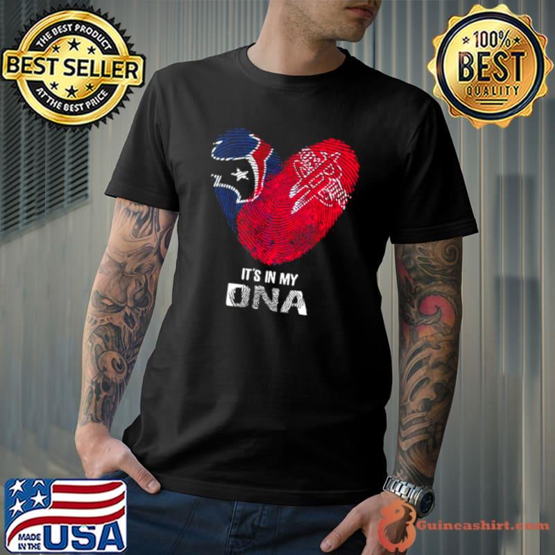 Houston Texans And Houston Rockets Heart It’s In My DNA 2023 shirt