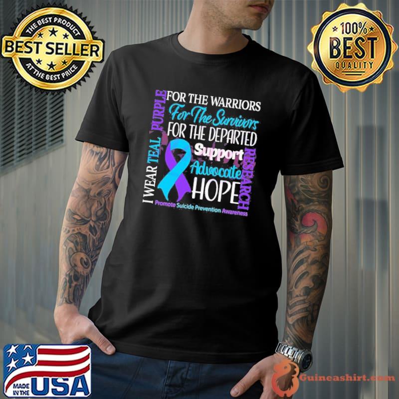 I Wear Teal And Purple For The Warriors Shirt