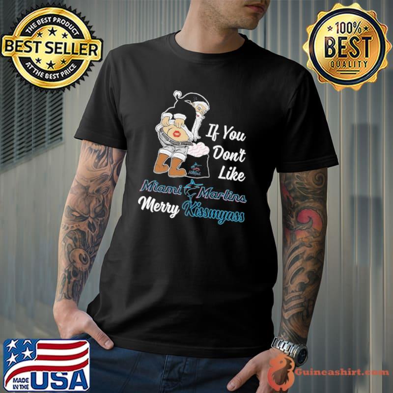 If you don't like Miami Marlins merry kissmyass claus santa shirt