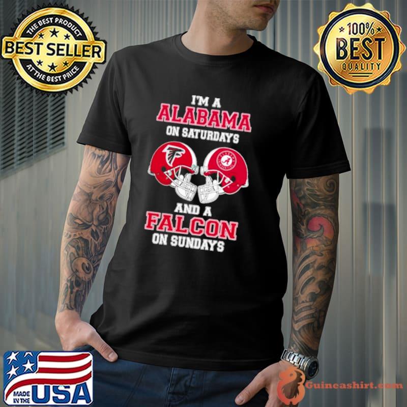 I’m A Alabama On Saturdays And A Falcons On Sundays Helmet 2023 Shirt