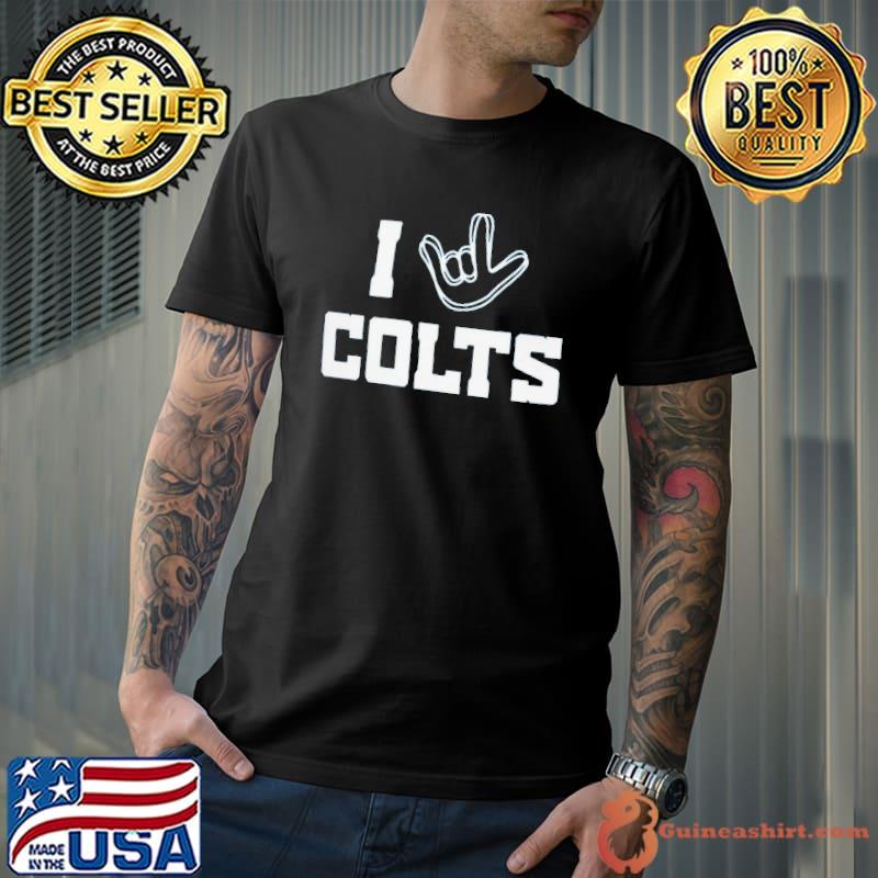 Indianapolis Colts The Nfl Asl Collection By Love Sign Tri-blend T