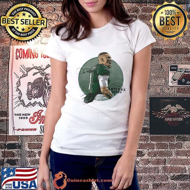 Jalen Hurts Signature Philadelphia Arizona Bound Stamp T-Shirt Ladiestee