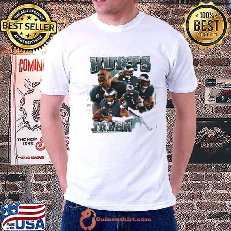Jalen Hurts Vintage 90s Shirt - Guineashirt Premium ™ LLC