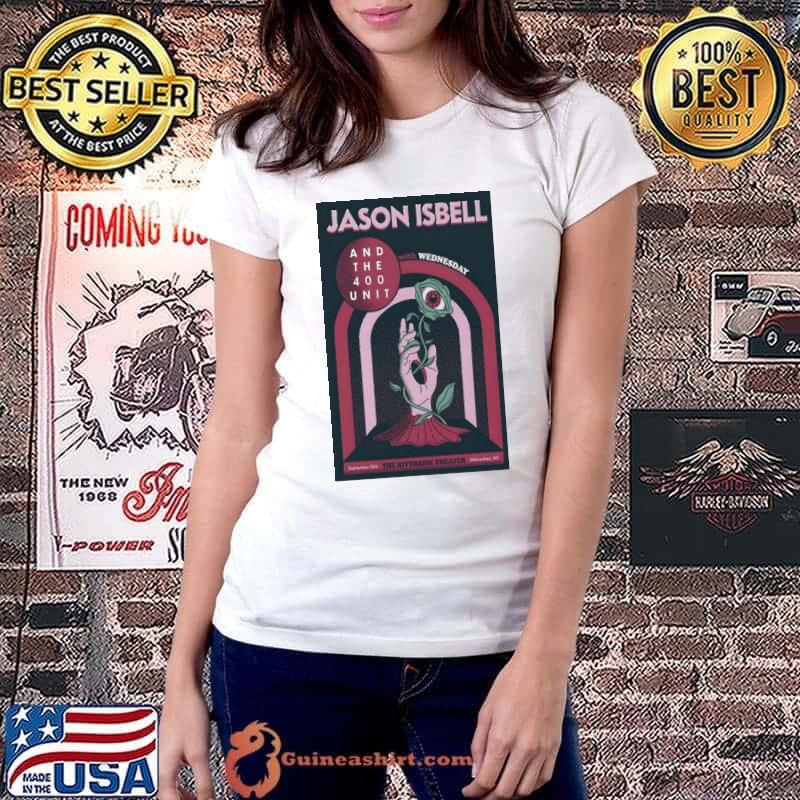 Jason isbell sept 12 2023 the riverside theater milwaukee wI poster s Ladiestee