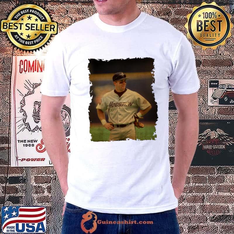 Jeff Bagwell baseball first baseman and coach for MLB Houston Astros  Vintage T-Shirt - Guineashirt Premium ™ LLC