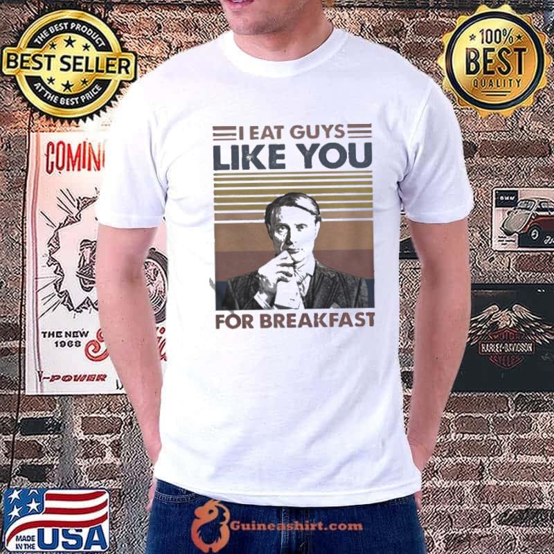 Jeffrey Dahmer I eat guys like You for breakfast vintage shirt