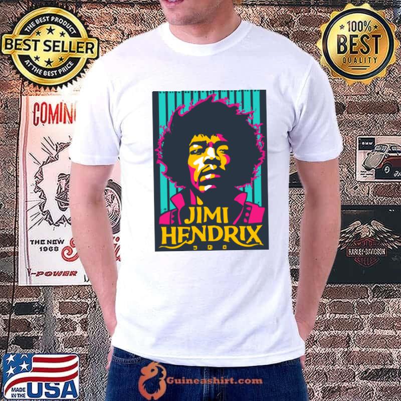 Jimi Hendrix art an American guitarist Songwriter and singer T-Shirt