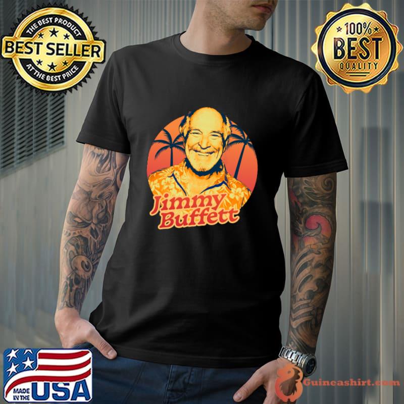 Jimmy Buffett Beach Sunset An American Singer Songwriter 1946 2023 T-Shirt