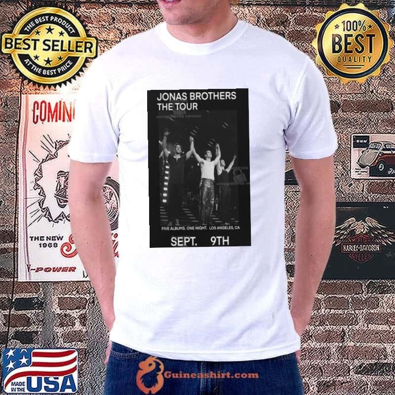 Jonas Brothers Los Angeles, CA Event Poster September 9, 2023 Poster shirt