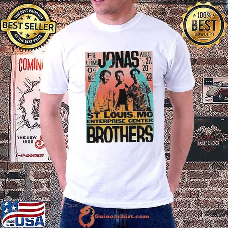 Jonas Brothers St. Louis in 2023 Tour Shirt