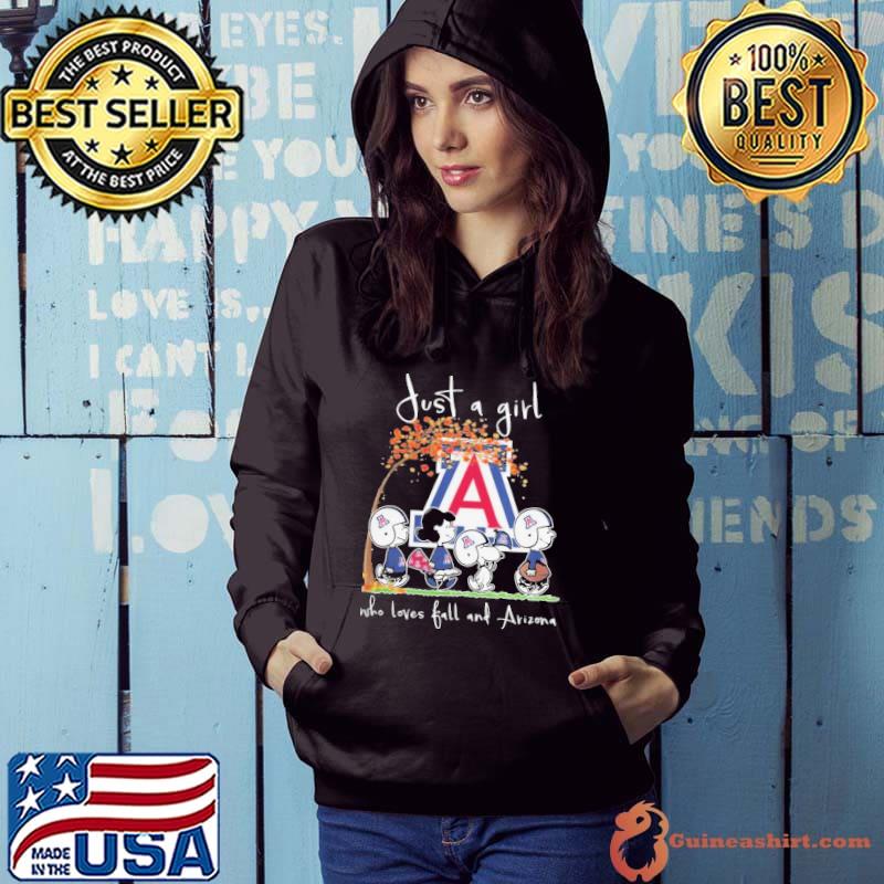 Just A Girl Who Loves Ball And Arizona Wildcats 2023 Shirt Hoodie