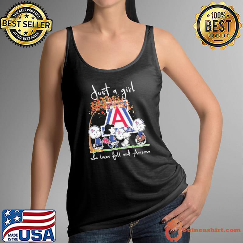 Just A Girl Who Loves Ball And Arizona Wildcats 2023 Shirt Tank Top