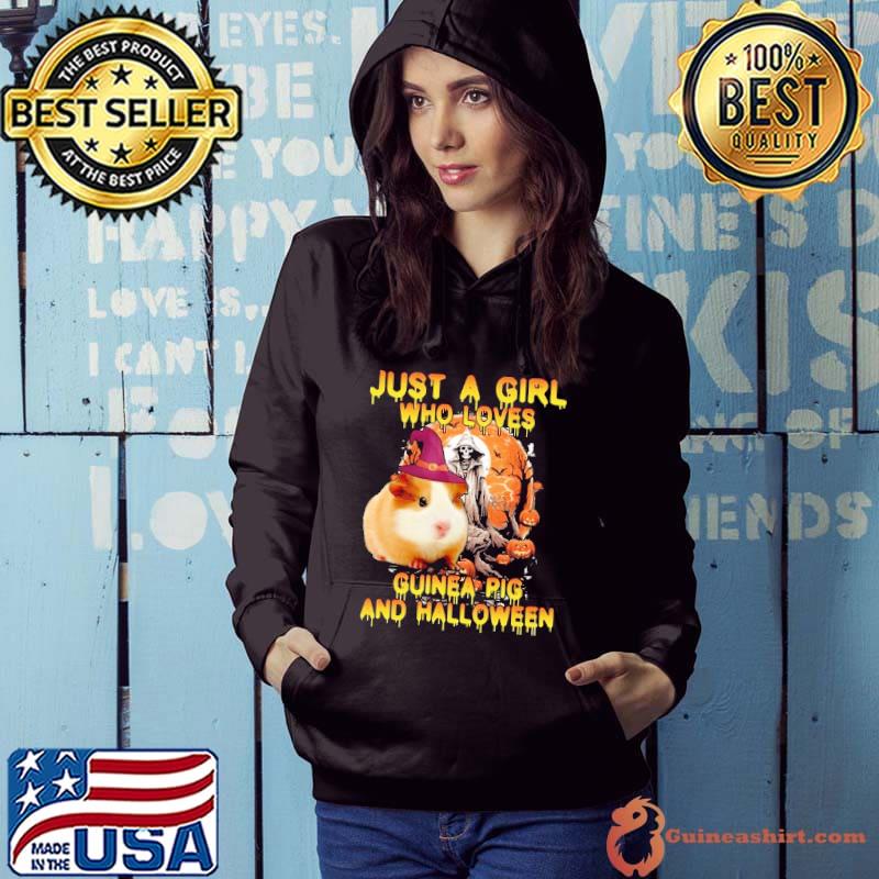 Just A Girl Who Loves Guinea Pig and Halloween s Hoodie