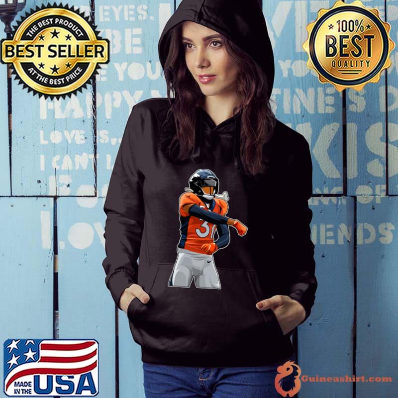 Justin Simmons 31 an American football safety for the Denver Broncos T-Shirt  - Guineashirt Premium ™ LLC