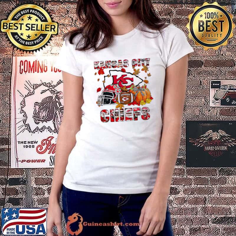 Kansas City Chiefs Fall Helmet Pumpkin Shirt