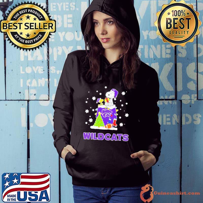 Kansas State Wildcats Snoopy Christmas Shirt Hoodie