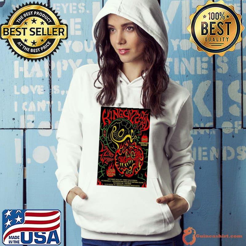 King gizzard and the lizard wizard 11 15 2024 austin tx poster s Hoodie