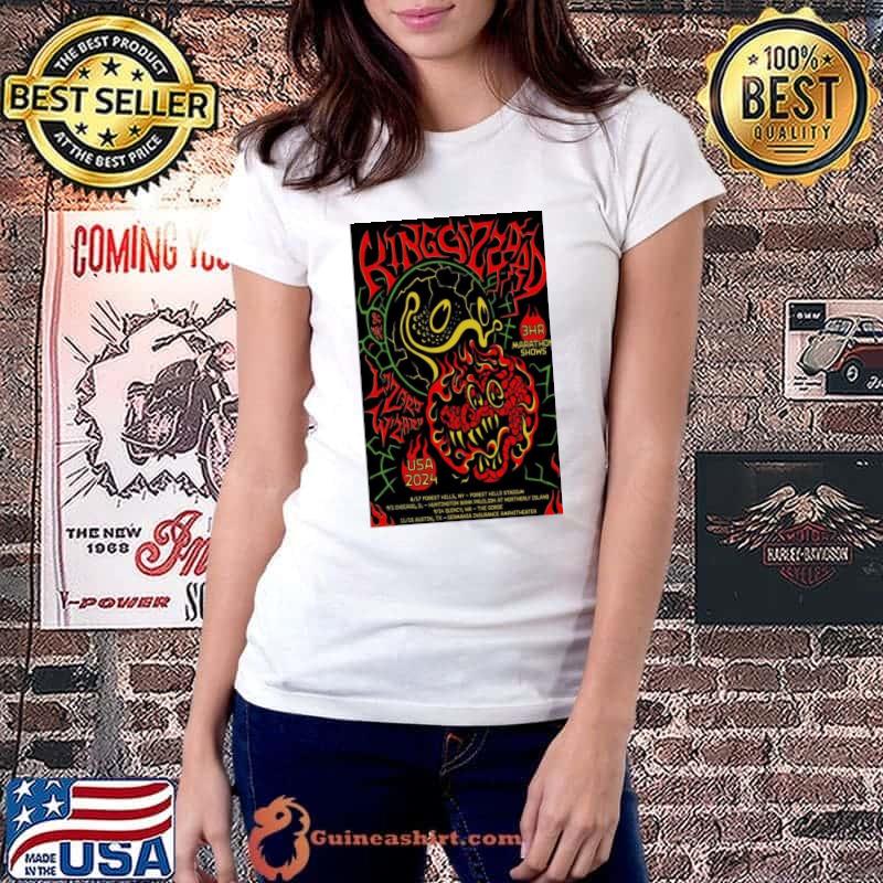 King gizzard and the lizard wizard 11 15 2024 austin tx poster s Ladiestee