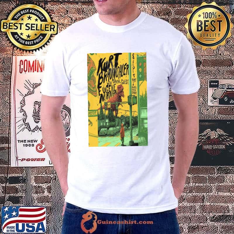 Kurt Braunohler Eugene Mirman With Special Guest Ralph’s Rock Diner Worcester MA September Tour 2023 art poster design shirt