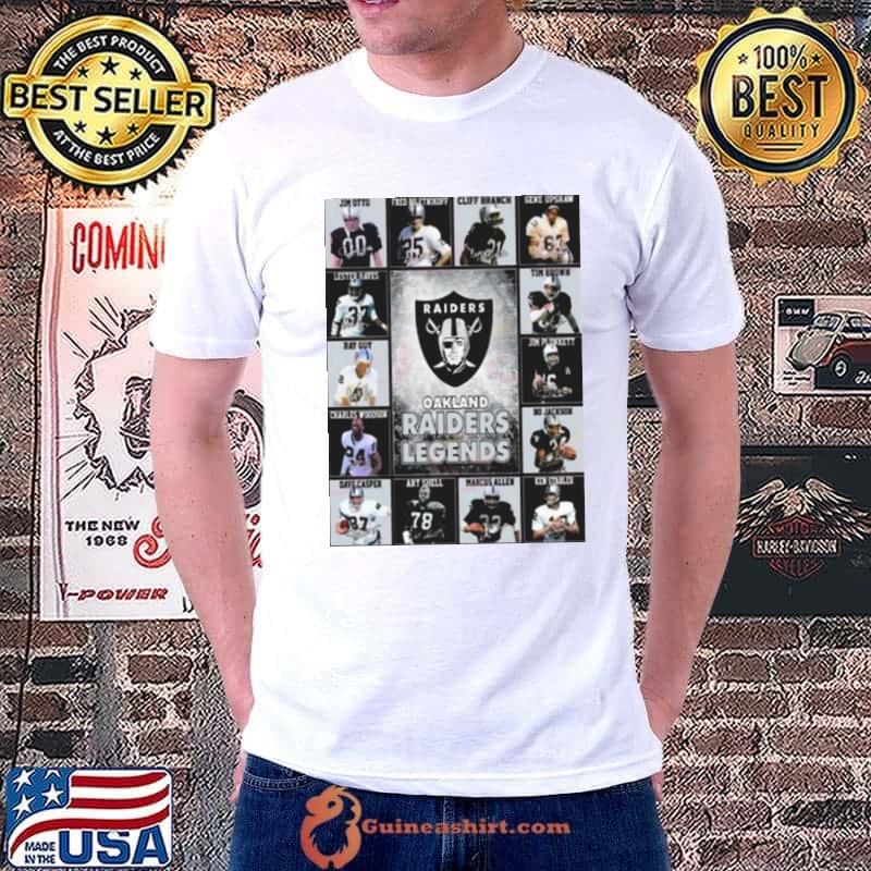 Best raiders Legends And Signatures Shirt