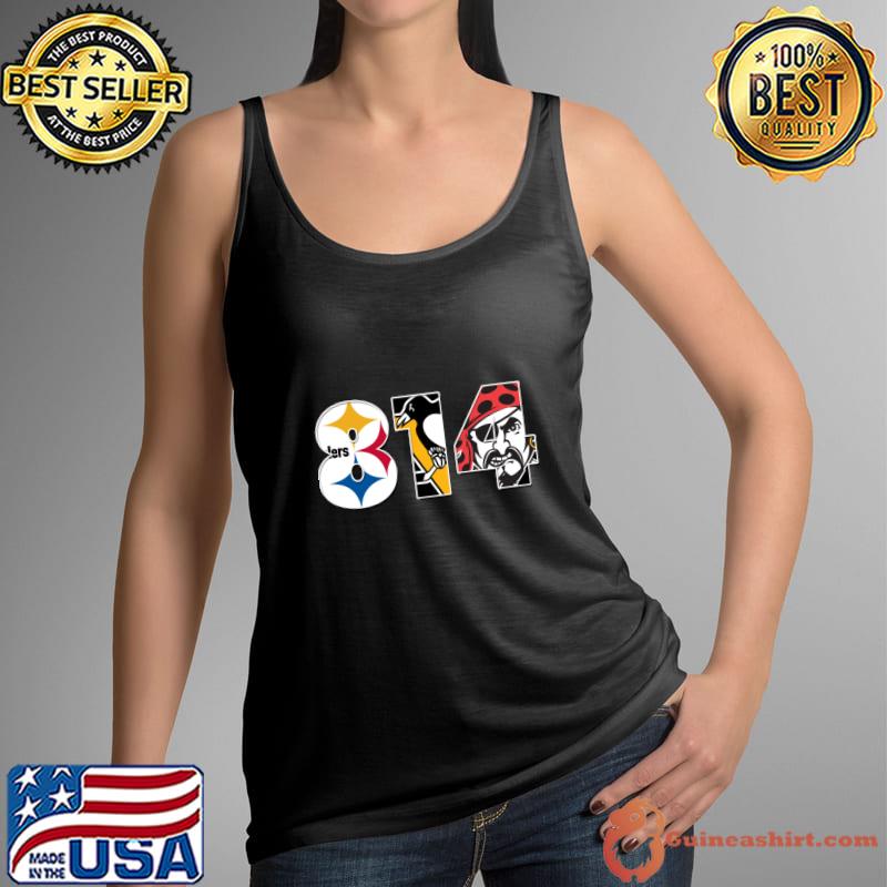 Legendary Sports Teams Of Pittsburgh Area Code 814 T-Shirt Tank Top